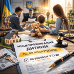 Місце проживання дитини після розлучення: судове визначення у 2026 році